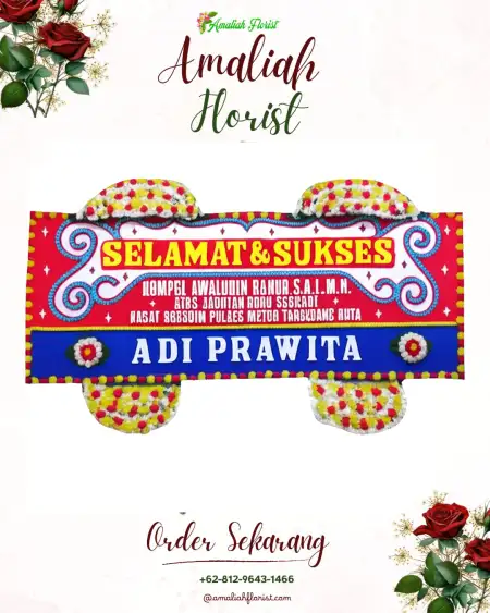 Papan Bunga Ucapan Selamat Polomarto